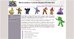 Desktop Screenshot of abracadabra-costume.com