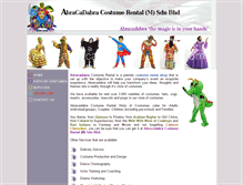 Tablet Screenshot of abracadabra-costume.com